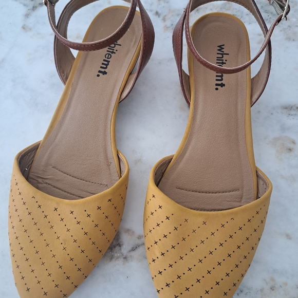 whitemt. Womens Flats Sz 8 Mustard - Picture 2 of 8